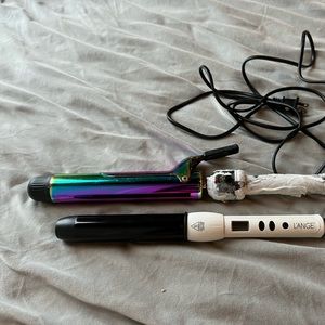 Hot tools and Lange curling iron and wand